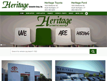 Tablet Screenshot of heritagevt.com